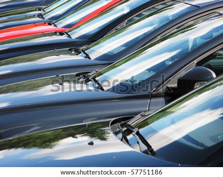 stock photo Row of cars Save to a lightbox Please Login