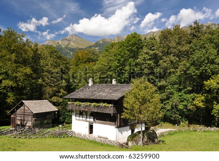 Traditional Swiss country house