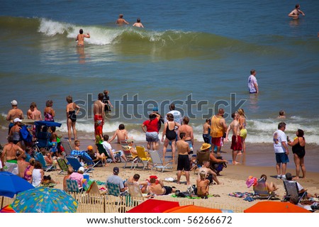 Pictures Of Ocean City Md. stock photo : OCEAN CITY, MD