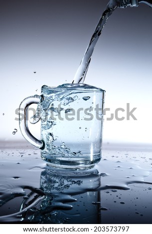 water pouring