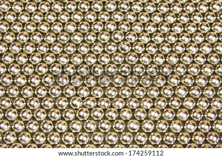 metal balls as a background