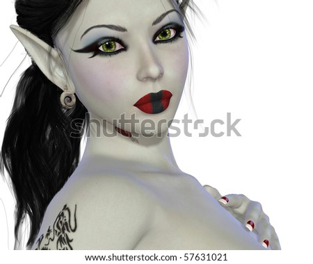 gothic makeup pics. dark hair and gothic make