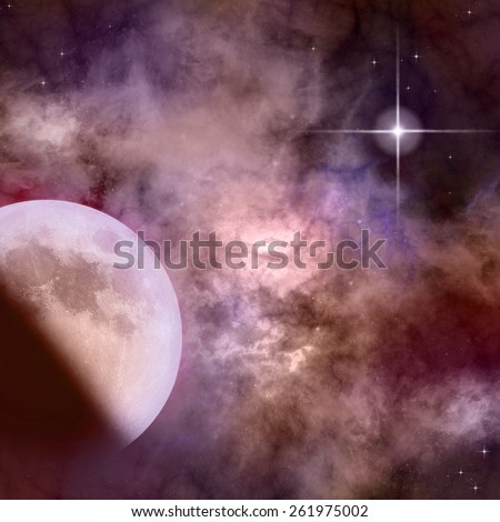 An illustration of deep space. No images from NASA were used in the making of this image, nor is it meant to be scientifically accurate, but artistic.