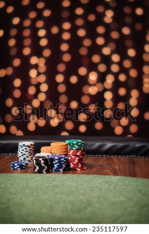 Poker is waiting for you / Empty place on the poker table