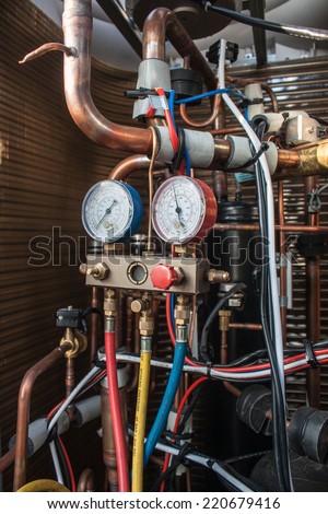 Recovering Refrigerant from Air Conditioner a home AC unit