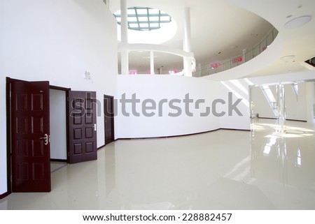 LUANNAN COUNTY - SEPTEMBER 18: internal structure in an art gallery on September 18, 2014, Luannan county, Hebei Province, China