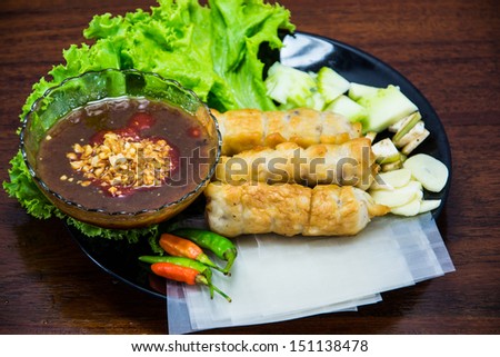 Vietnamese style shrimp with sweet-sour sauce