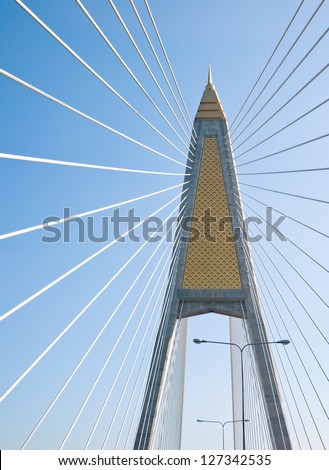 cable stayed bridge named \