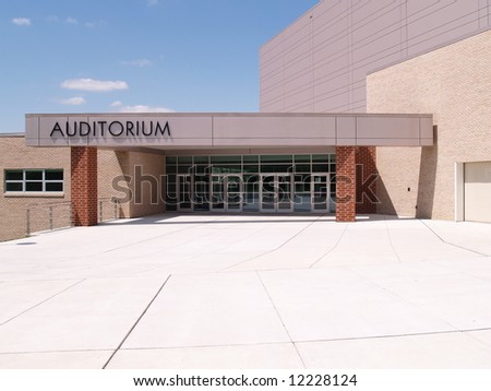 school auditorium entrance
