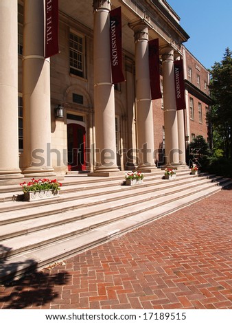 Markle Hall Admissions building on the campus of Lafayette College in Easton, Pennsylvania