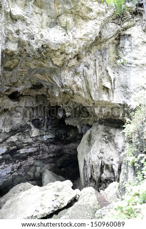 limestone cave in the Dominican Republic