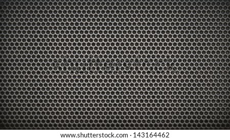 Perforated Metal Speaker Cover - Holes Metal Plate - Texture Background
