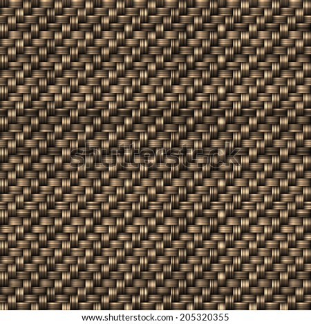 Woven brown seamless pattern texture background.