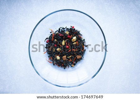 black tea , fruit tea