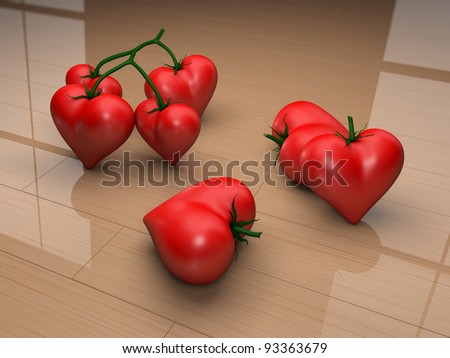 heart tomatoes