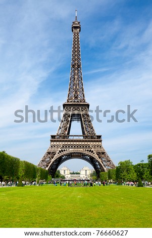 The Eiffel Tower in Paris The Eiffel Tower in Paris