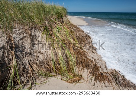 Climate change is causing sea levels to rise in many places including Cape Cod, Massachusetts. Higher tides are causing major erosion all over the peninsula, especially along the beaches.