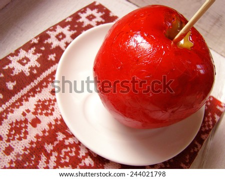 candy apple, Toffee Apple