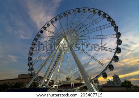 Ferris Wheel on twilight time