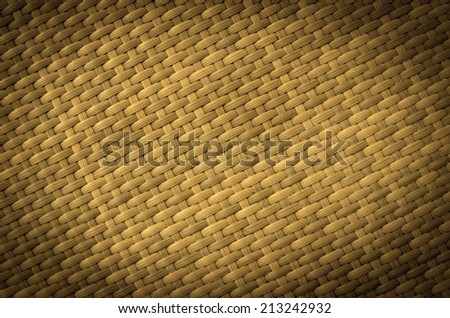 Vintage Wicker bamboo material background