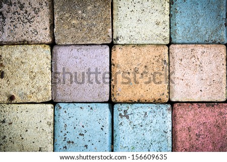 square brick block texture background