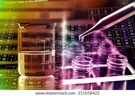 Laboratory research, dropping liquid to test tubes