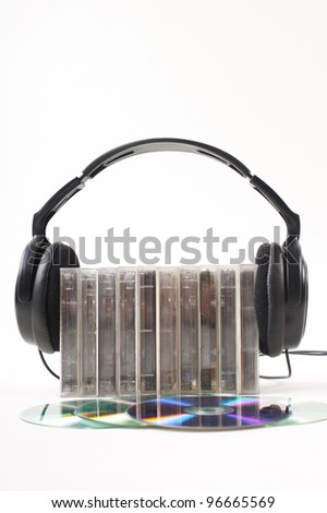 music scene. Headphones to the audio cartridges.