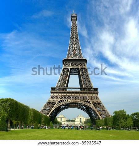 Paris France Eiffel Tower Pictures on The Eiffel Tower  Paris France Stock Photo 85935547   Shutterstock
