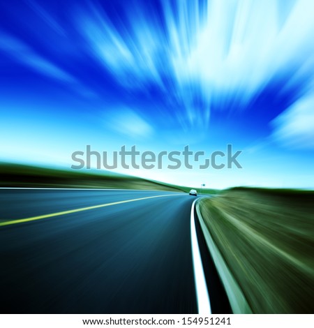 Blurred Sky Highway