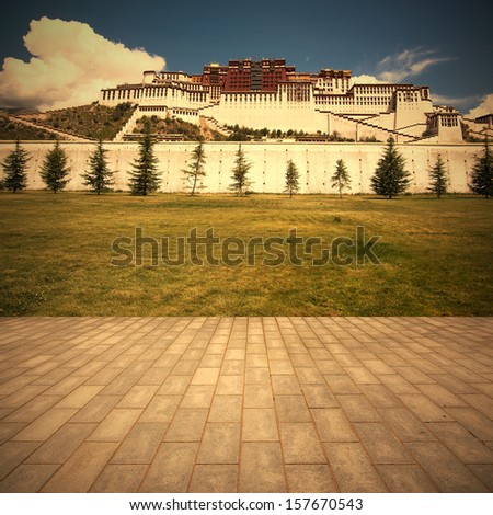 china tibet Potala Palace corridor
