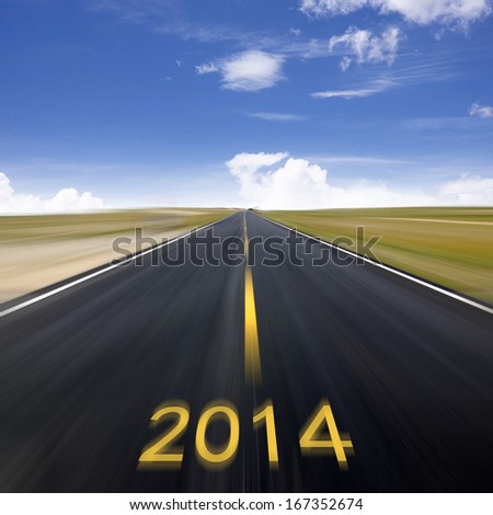 Leading to the New Year, 2014 Highway, a better future.