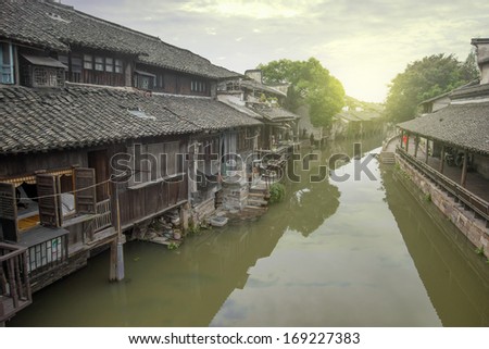 zhejiang china wuzhen(Traditional Chinese rivers and lakes)