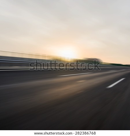 Sunset Urban Highway
