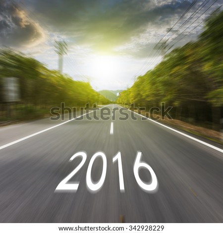 New highways, in 2016, a better future.