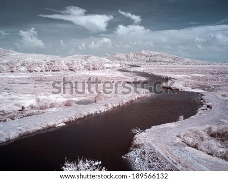 Landscape infrared image