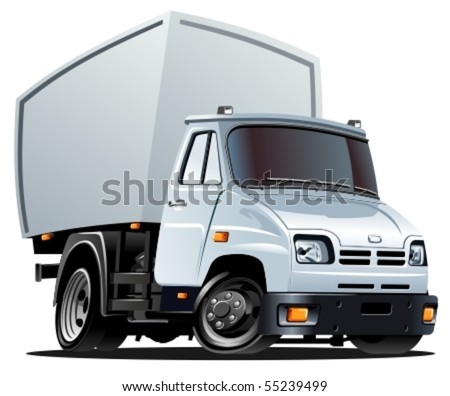 Cartoon Shipping Truck