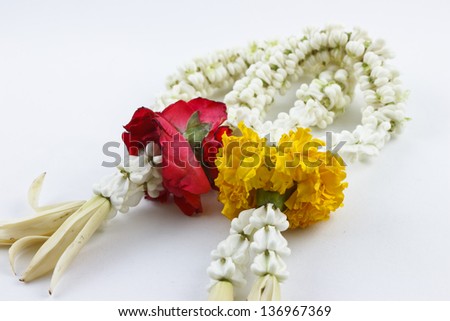 Thai Floral garland called 