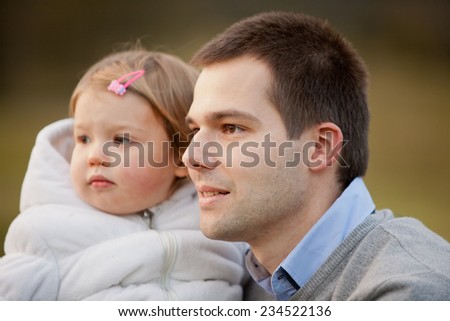 father and daughter controlling what is coming around