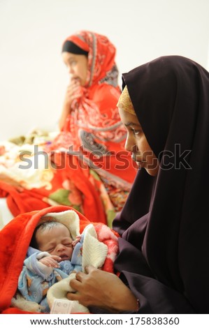HARGEISA, SOMALIA - JANUARY 8, 2010: The Edna Adan University Hospital. Is a non-profit charity that was built by Edna Adan Ismail who donated her UN pension and personal  assets to build the hospital