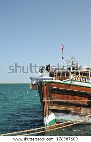 BERBERA, SOMALIA - JANUARY 10, 2010: Berbera is a city in Somalia with its sheltered Harbor in the Gulf of Aden, is the main export-import port for Ethiopia, does not have own access to the sea.
