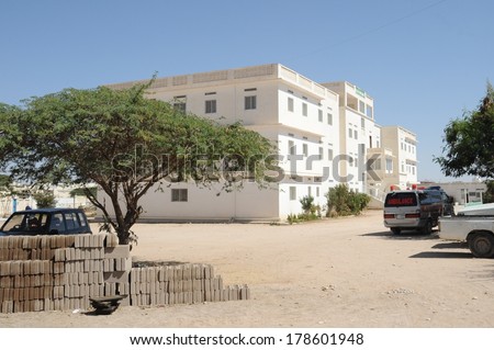 HARGEISA, SOMALIA - JANUARY 8, 2010: The Edna Adan University Hospital. Is a non-profit charity that was built by Edna Adan Ismail who donated her UN pension and personal assets to build the hospital