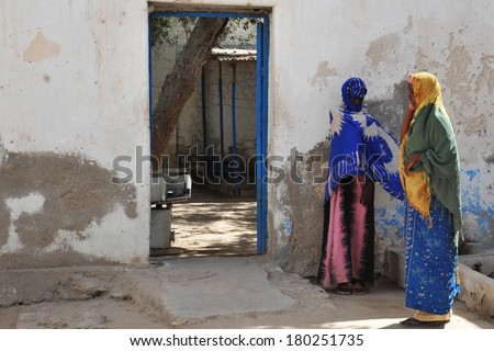 BERBERA, SOMALIA - JANUARY 10, 2010: Berbera mental hospital. The majority of patients treated for depression and post-traumatic syndrome is the result of a bloody civil war and its consequences.