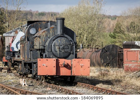 old vintage steam engine