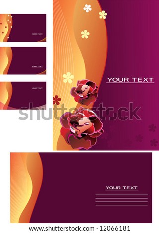 business letter background. usiness card, letter-15