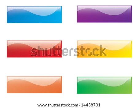 stock vector : Web 2.0 Buttons for Websites