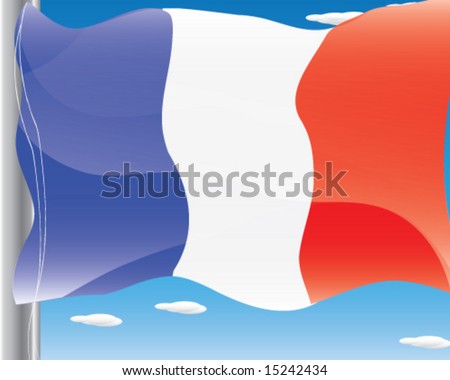 national flag of france. stock vector : France National