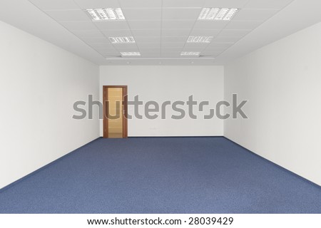 Empty office room interior