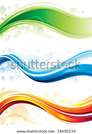 Images  Websites on Stock Vector   Set Of Technology Web Background Banner  Vector Layered