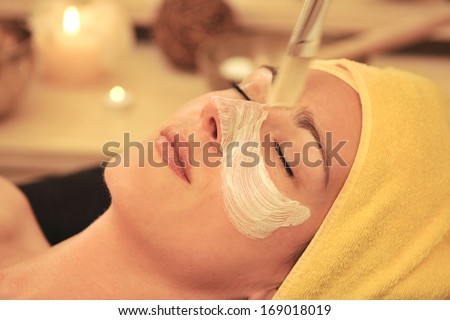 woman facial beauty wellness and spa treatment woman facial beauty wellness and spa treatment