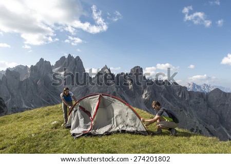 Tents with outdoor feeling pure